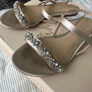 Jewel Badgley Mischka Wedding Sandals